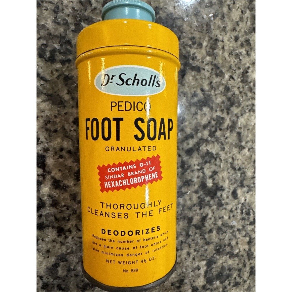 Vintage PEDICO Dr Scholl's Foot Soap‎ - 90% Full